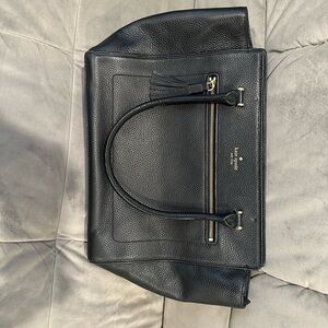 Kate Spade Black Pebbled Leather Tote